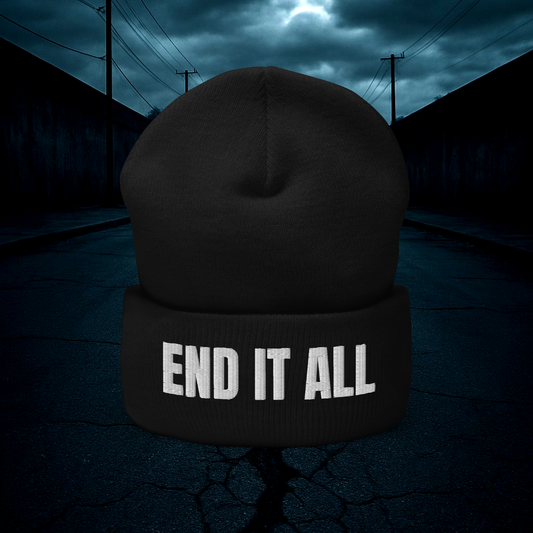End It All Beanie – Black