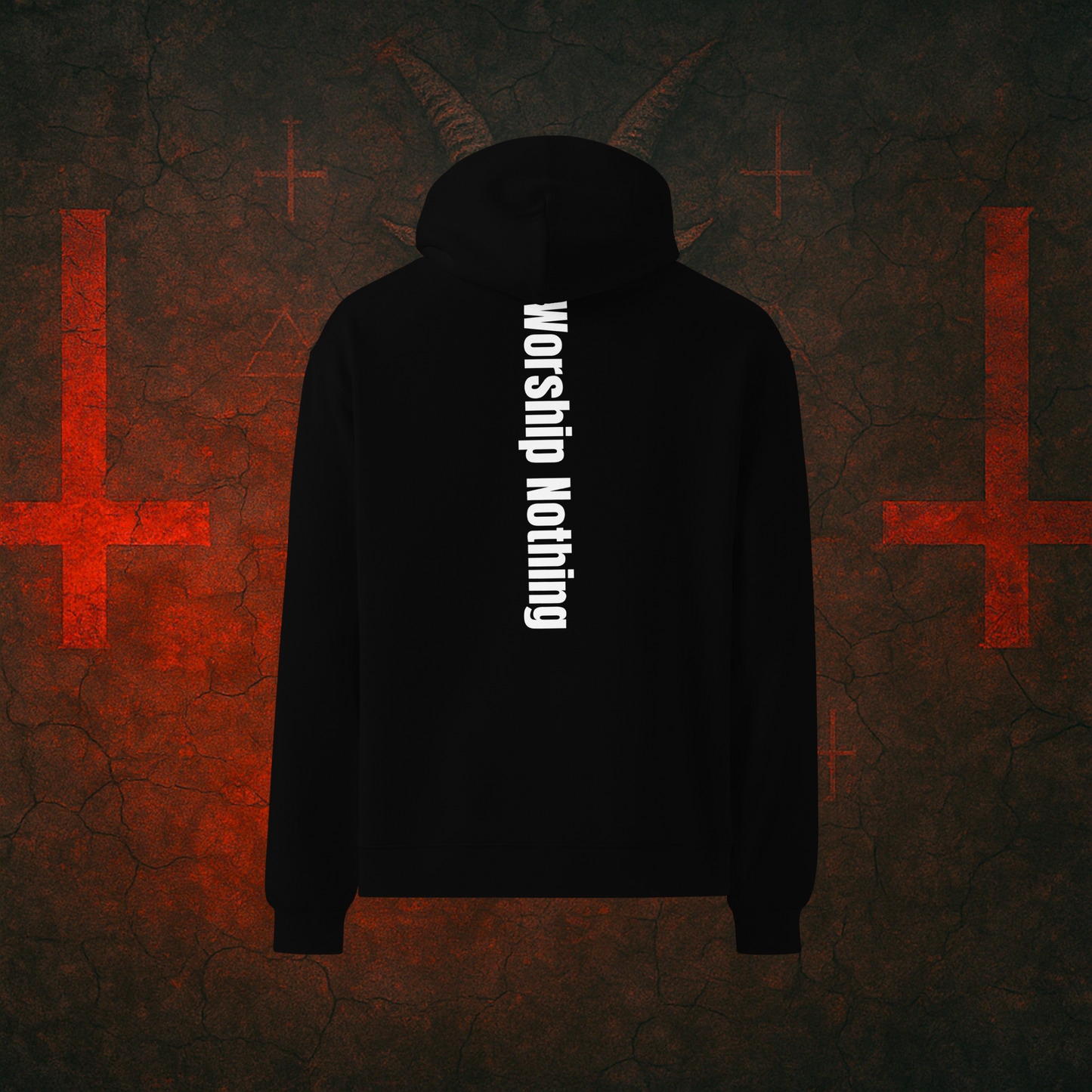 Worship Nothing Oversized Hoodie