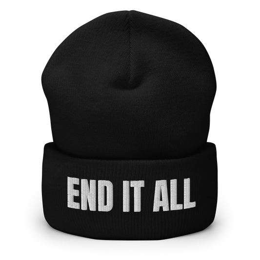 End It All Beanie – Black