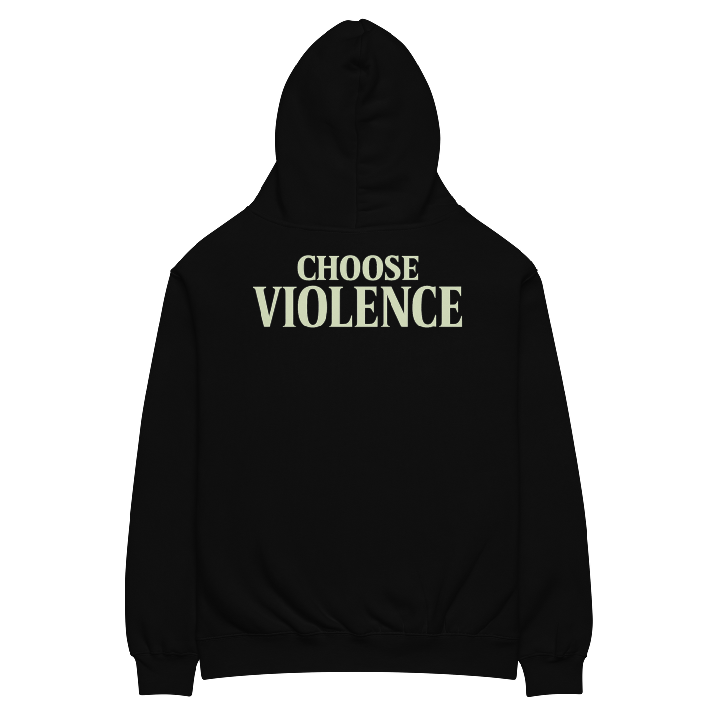 Choose Violence Heavy Hoodie – Black