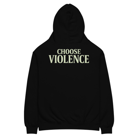 Choose Violence Heavy Hoodie – Black